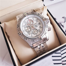 Load image into Gallery viewer, NEW Breitling Luxury Brand Mechanical Wristwatch Mens Watches Quartz Watch with Stainless Steel Strap relojes hombre automatic