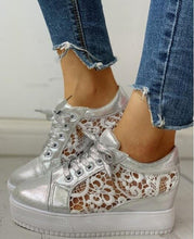 Load image into Gallery viewer, 2020 Fashion Wedge Women Footwear Height Increasing women Shoes Women's casual shoes Sneakers white/black shoes women size 35-40