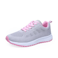 Load image into Gallery viewer, Women Casual Sport Shoes Fashion Men Running Shoes Weave Air Mesh Sneakers Black White Non Slip Footwear Breathable Jogging