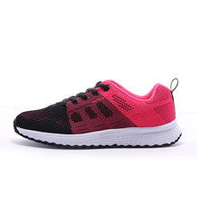 Load image into Gallery viewer, Women Casual Sport Shoes Fashion Men Running Shoes Weave Air Mesh Sneakers Black White Non Slip Footwear Breathable Jogging