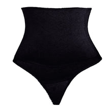 Load image into Gallery viewer, Women Thong Panty Shaper High Waist Tummy Control Panties Slimming Underwear Waist Trainer Shaping Briefs Butt Lifter Shapewear
