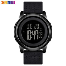 Load image into Gallery viewer, SKMEI Sport Simple Watch Men Thin Waterproof Digital Wristwatches Mens Soft PU Strap Chrono Male Watches Alarm montre homme 1502
