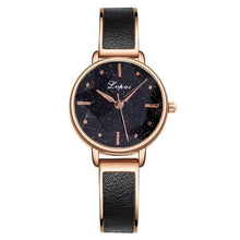 Load image into Gallery viewer, Lvpai Brand Luxury Bracelet Rose Gold Starry Sky Dial Dress Watch For Women Simple Rhinestone Business Quartz Clock Wristwatch
